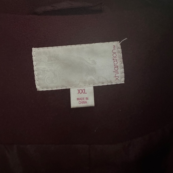 Burgandy Winter Coat - Picture 2 of 3